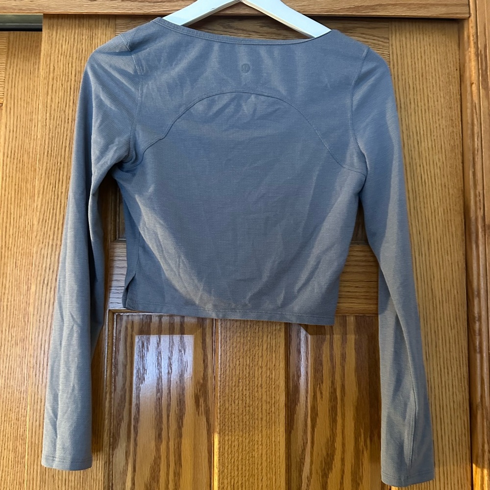 Grey Lululemon long sleeve